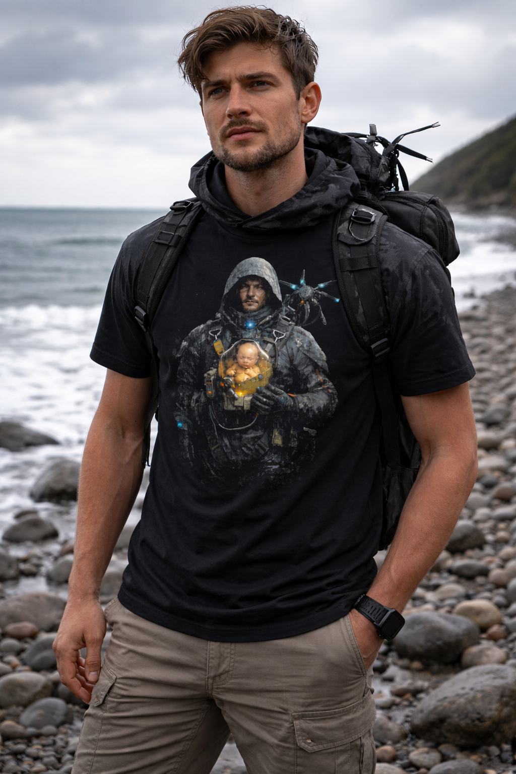 T-shirt Unisexe épais - Plongez dans l'univers de Death Stranding