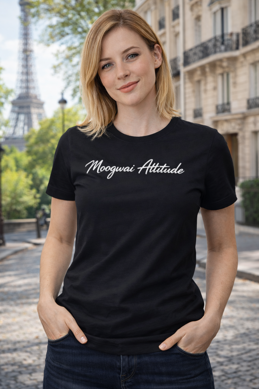 T-shirt Unisexe épais - Attitude Classique par Moogwai Attitude