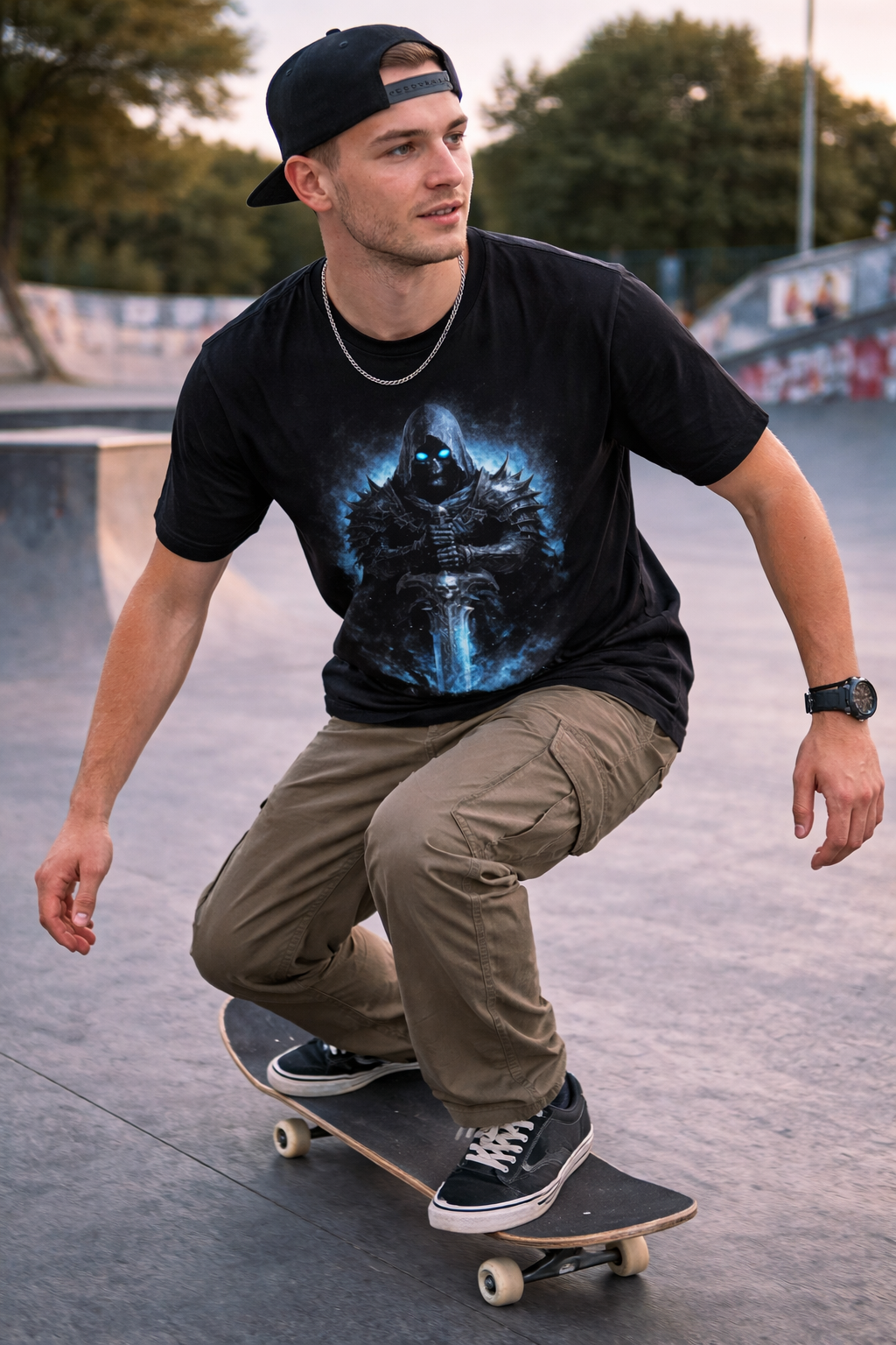T-shirt Unisexe épais - Chevalier de la Mort : Osez l'Audace