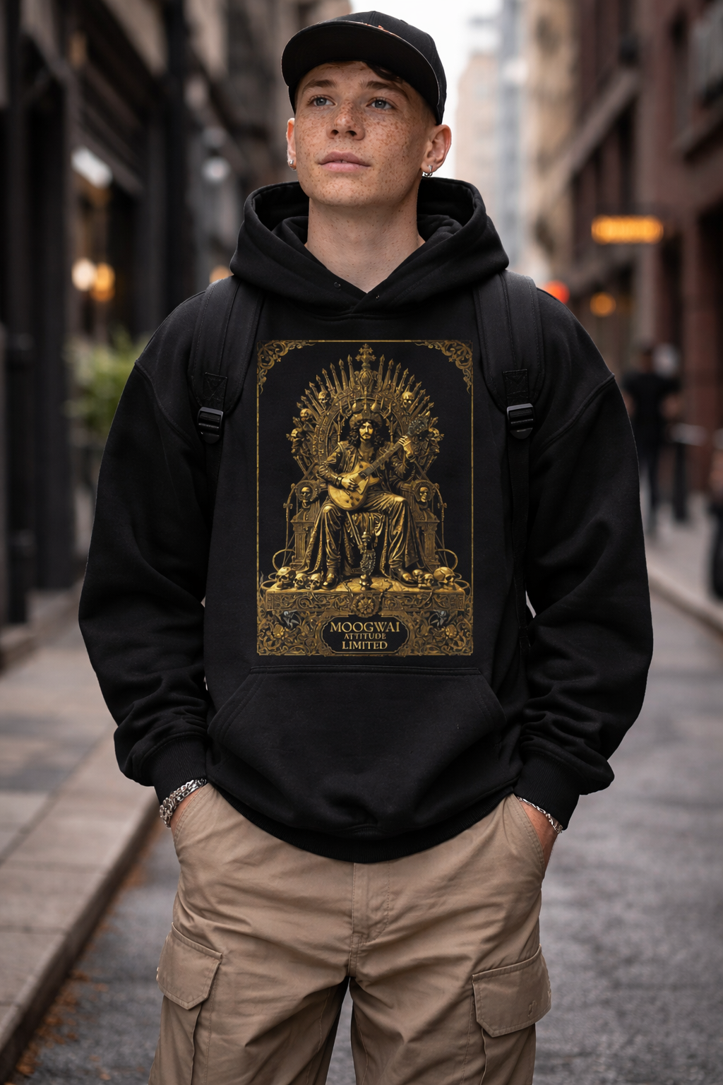 Sweat à capuche Unisexe Oversized - Édition Limitée Moogwai Attitude