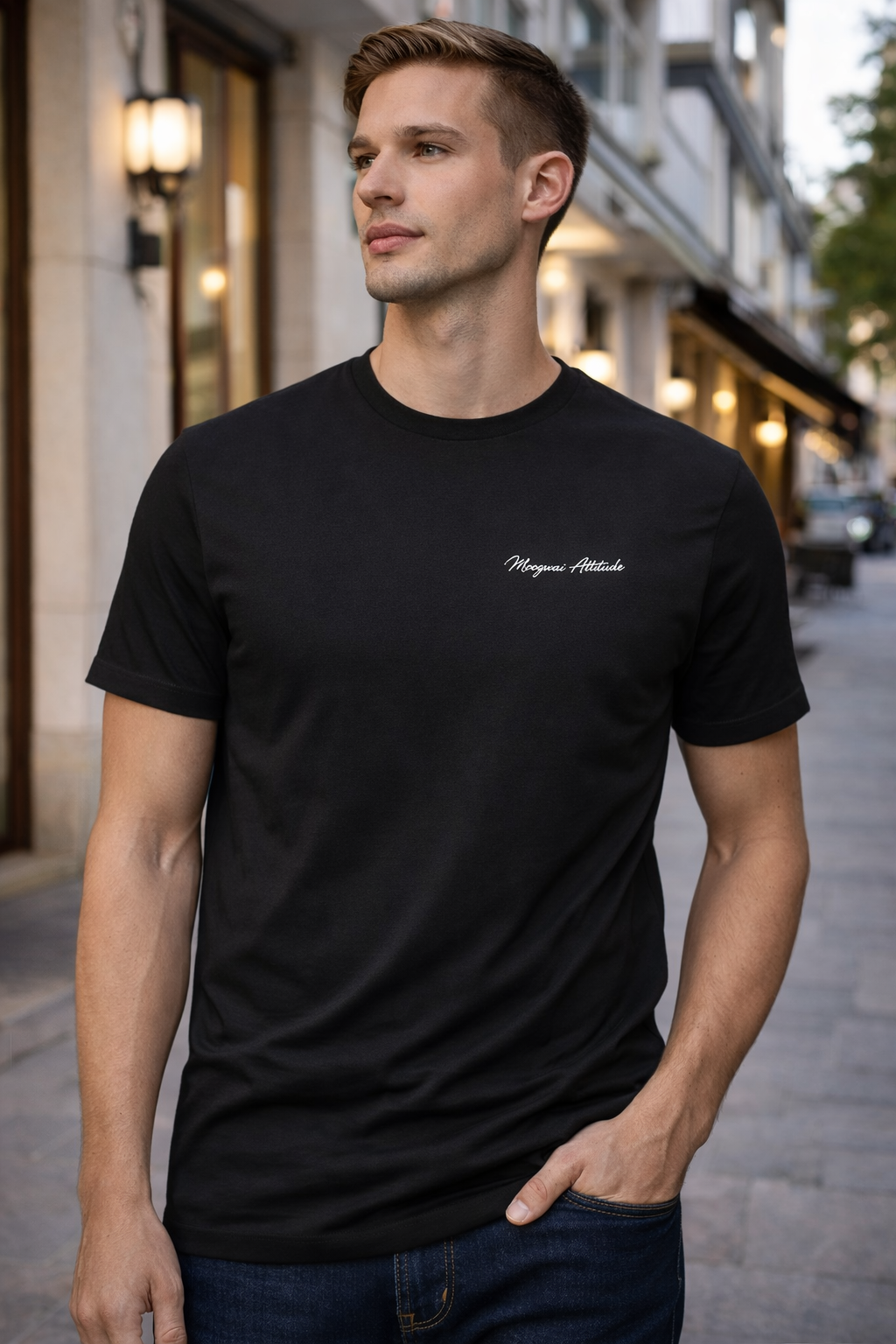 T-shirt Unisexe épais - Élégance discrète et sobre