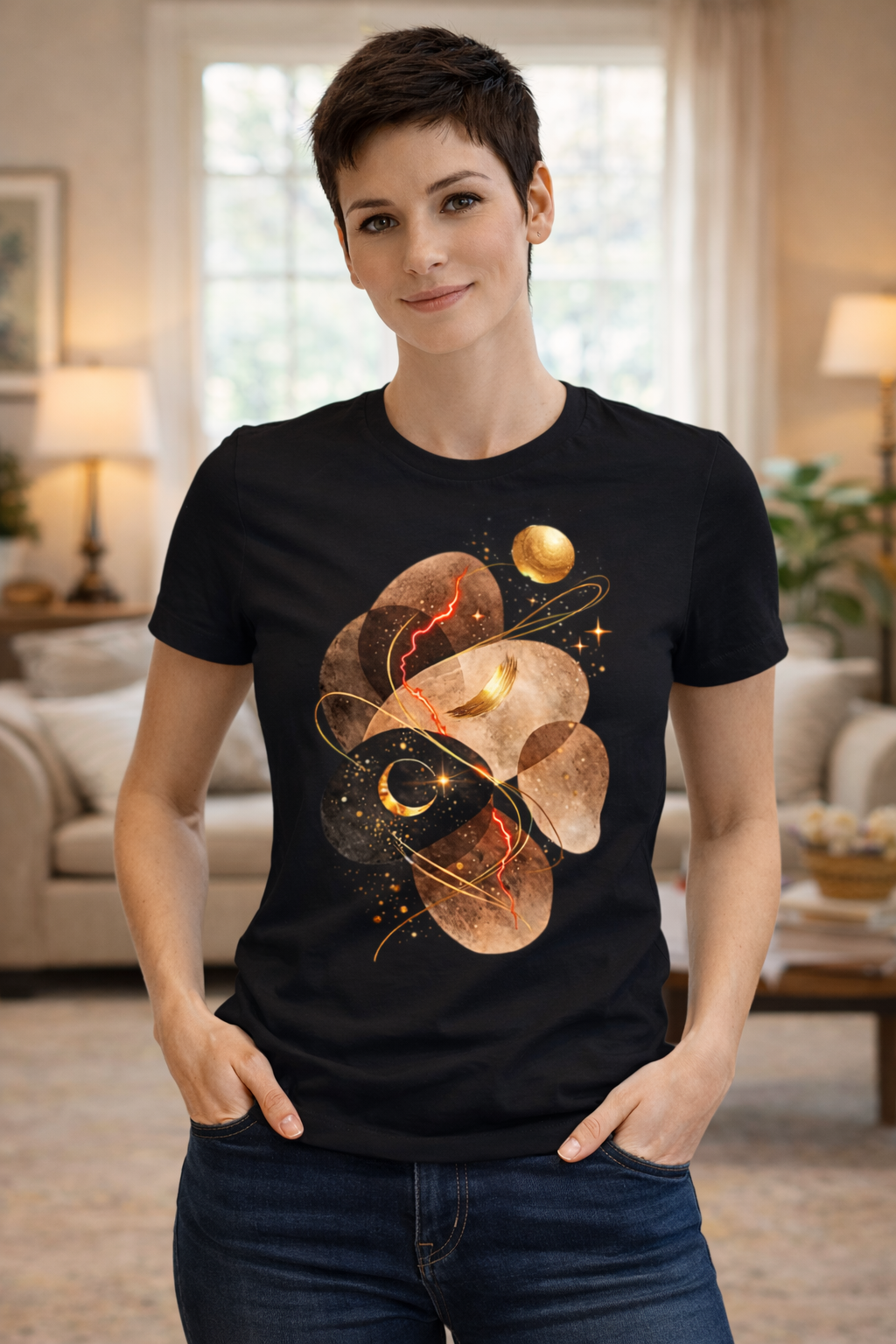 T-shirt Unisexe épais - Abstraction et Design Chic