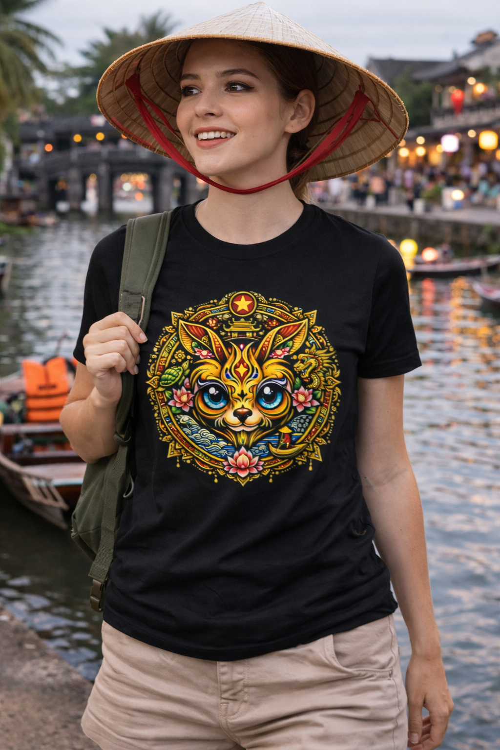 T-shirt Unisexe épais Moogwai du monde: Vietnam