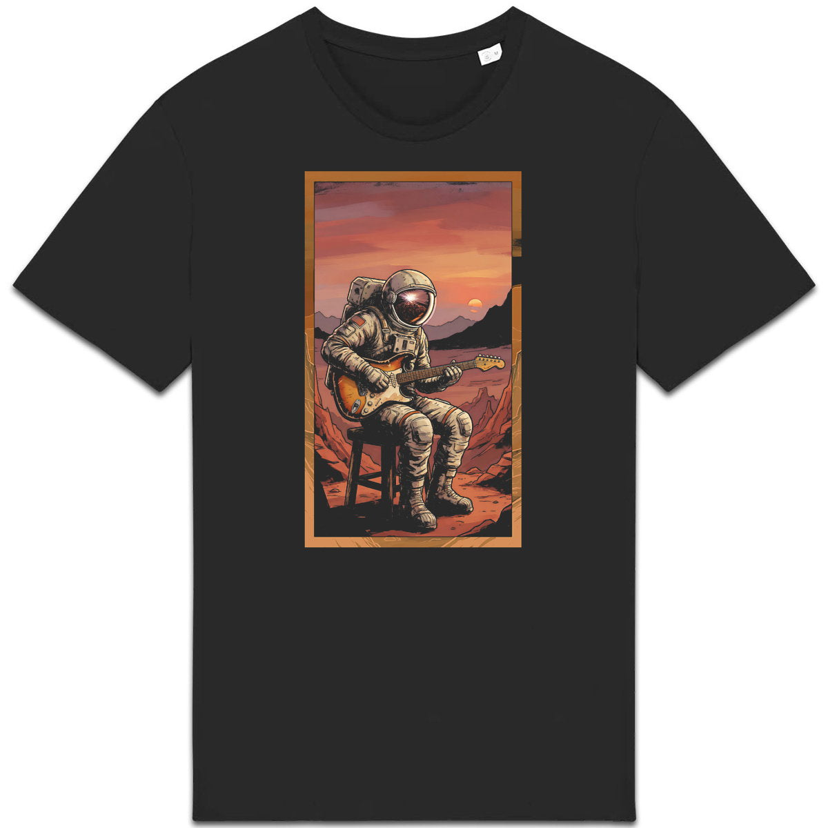 T-shirt Unisexe épais - Blues sur la planète rouge - face_0