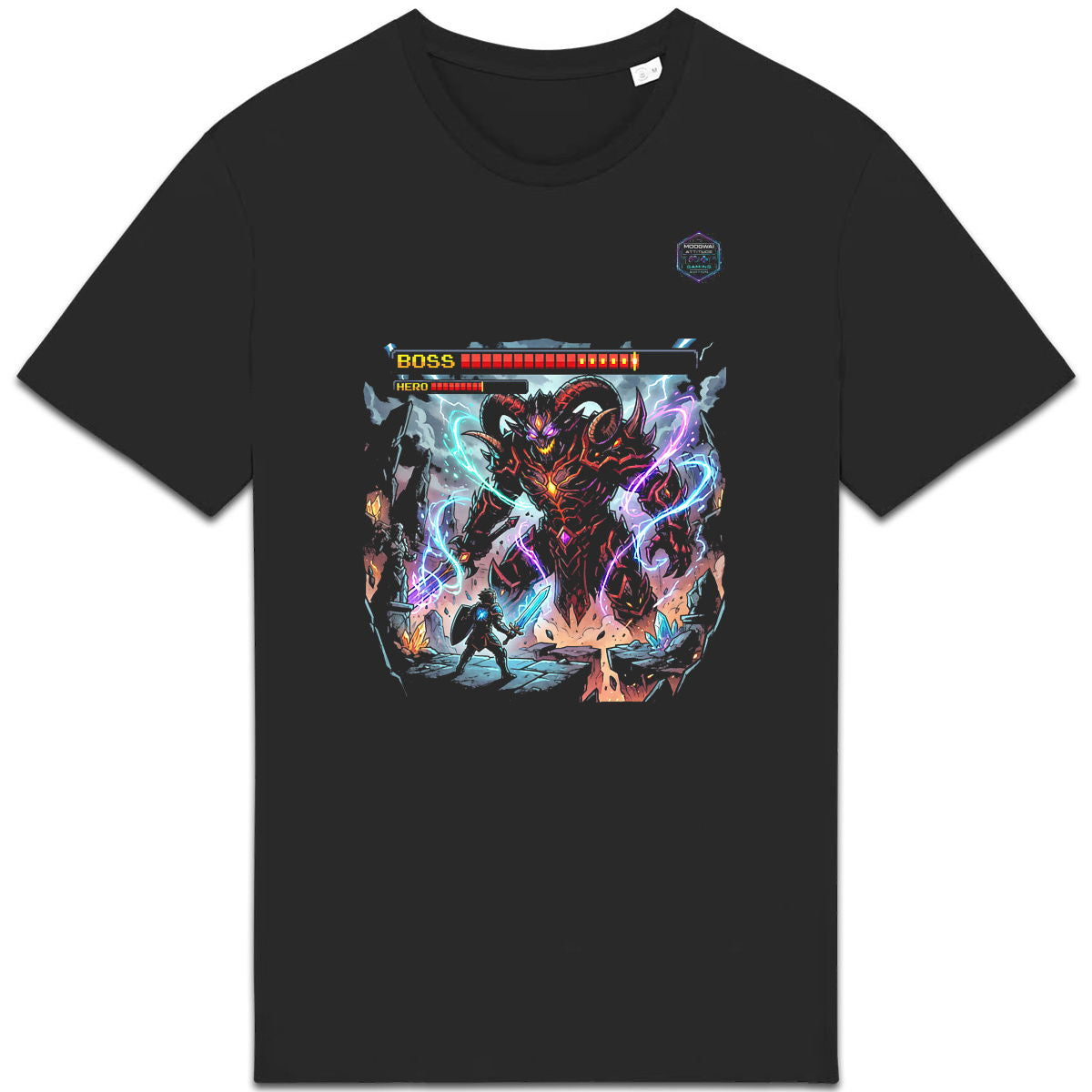 T-shirt Unisexe épais - Affrontez le Boss avec Style - face_0