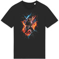 T-shirt Unisexe épais : Hard Rock qui Fissure la Réalité - face_0