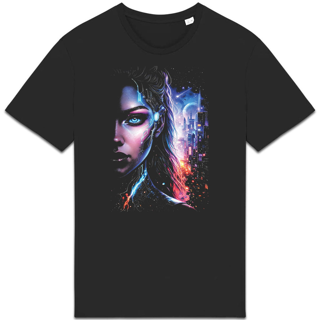 T-shirt Unisexe épais - Design Unique à Vue Partielle - face_0