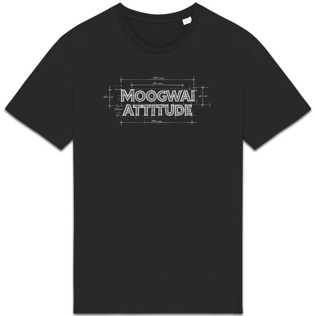 T-shirt Unisexe épais Moogwai Attitude Typographie - face_0