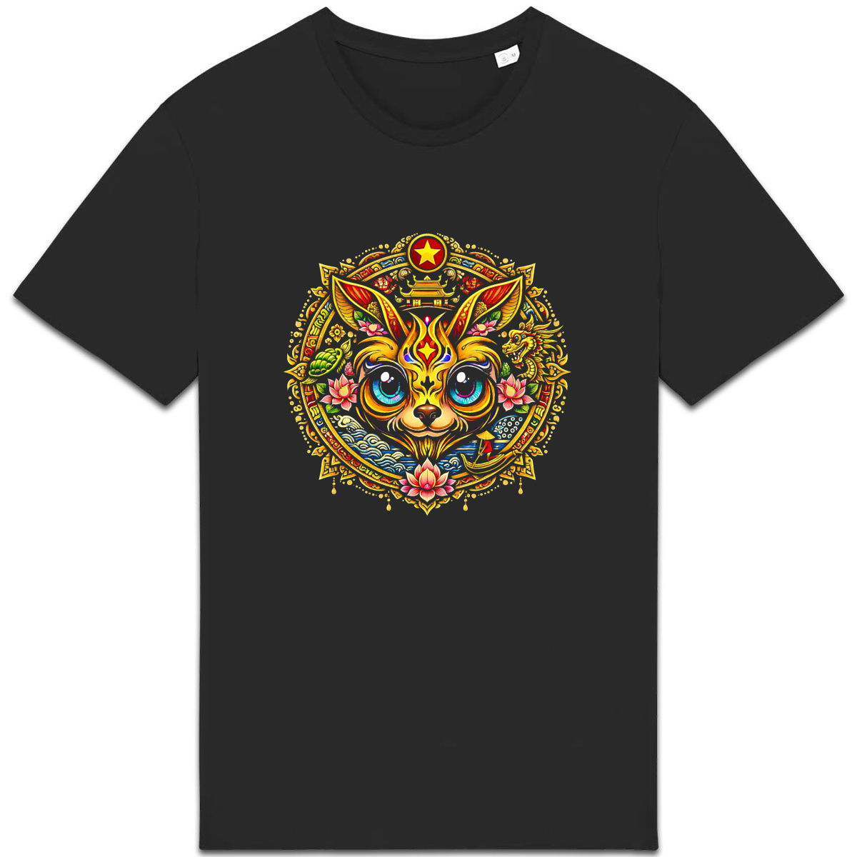 T-shirt Unisexe épais Moogwai du monde: Vietnam - face_0