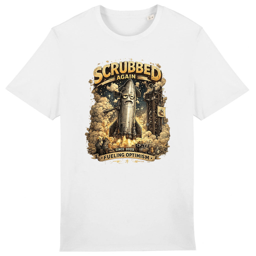 T-shirt Unisexe épais Scrubbed (Starship) : Voyagez dans l'espace - face_0