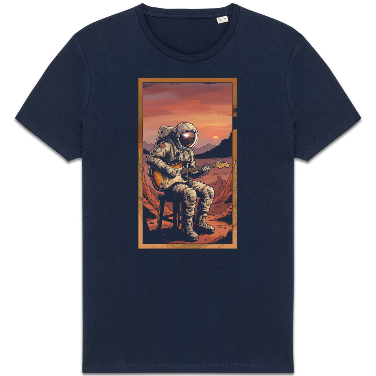 T-shirt Unisexe épais - Blues sur la planète rouge - face_1