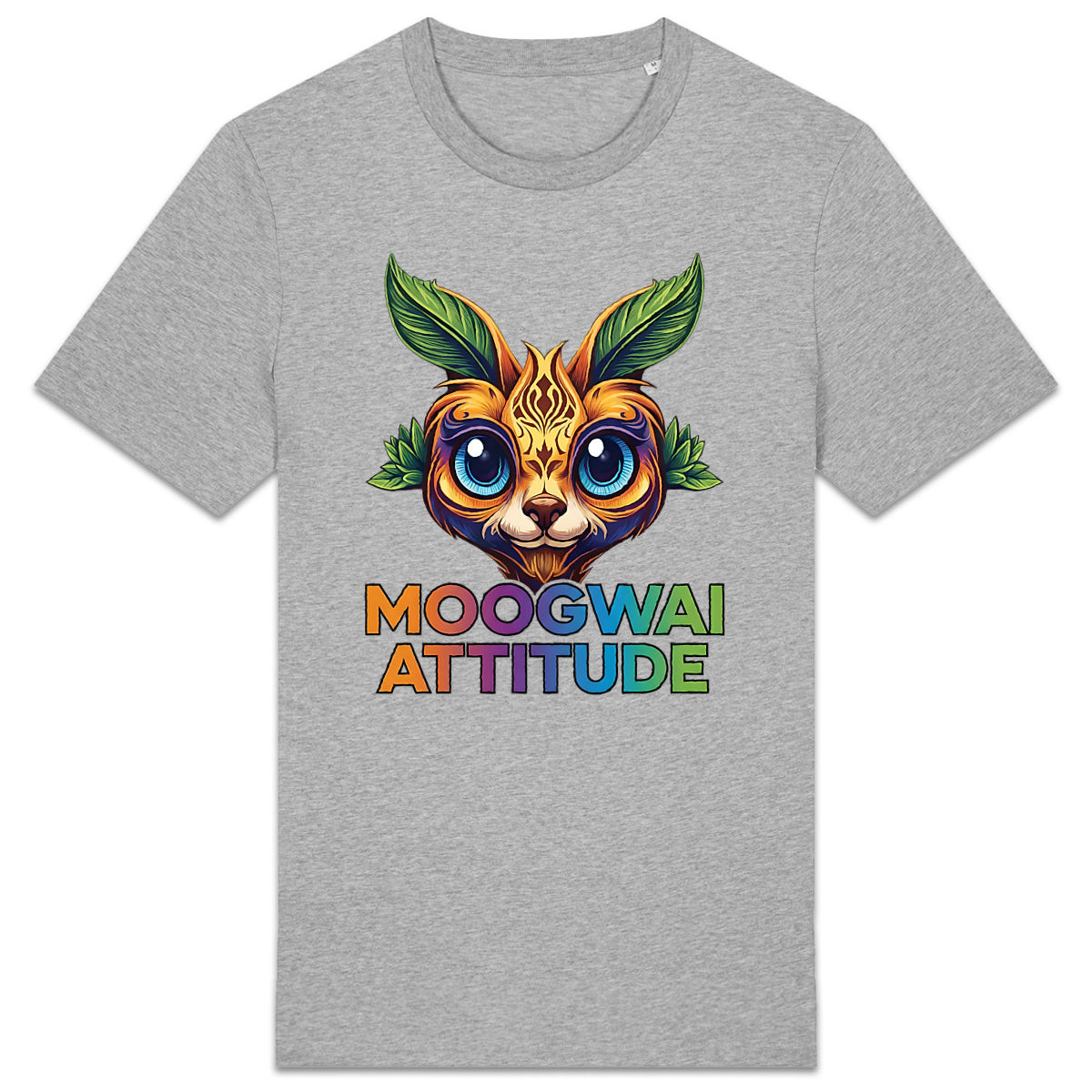 T-shirt Unisexe épais - Logo Moogwai Attitude en 7 Couleurs - face_2