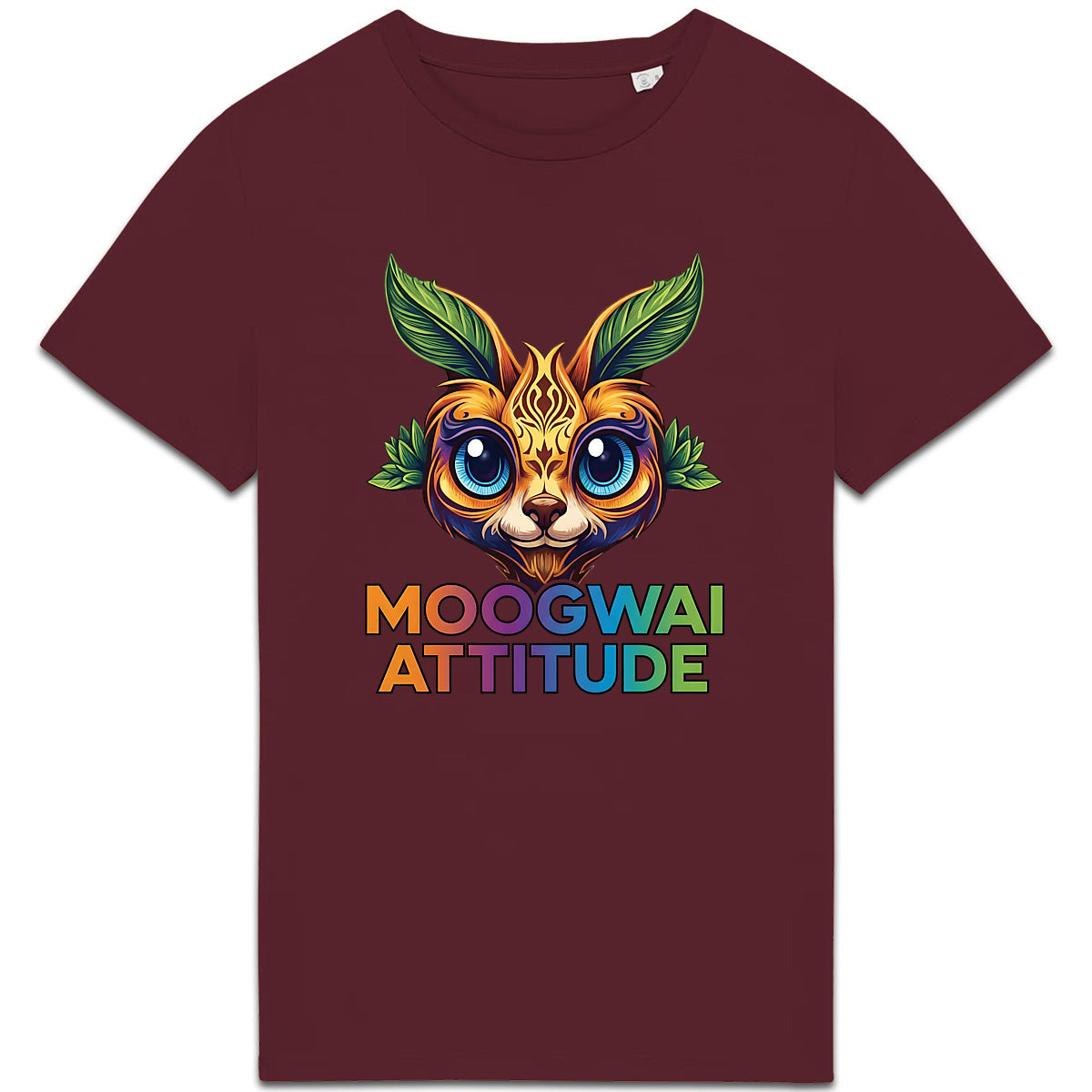 T-shirt Unisexe épais - Logo Moogwai Attitude en 7 Couleurs - face_4
