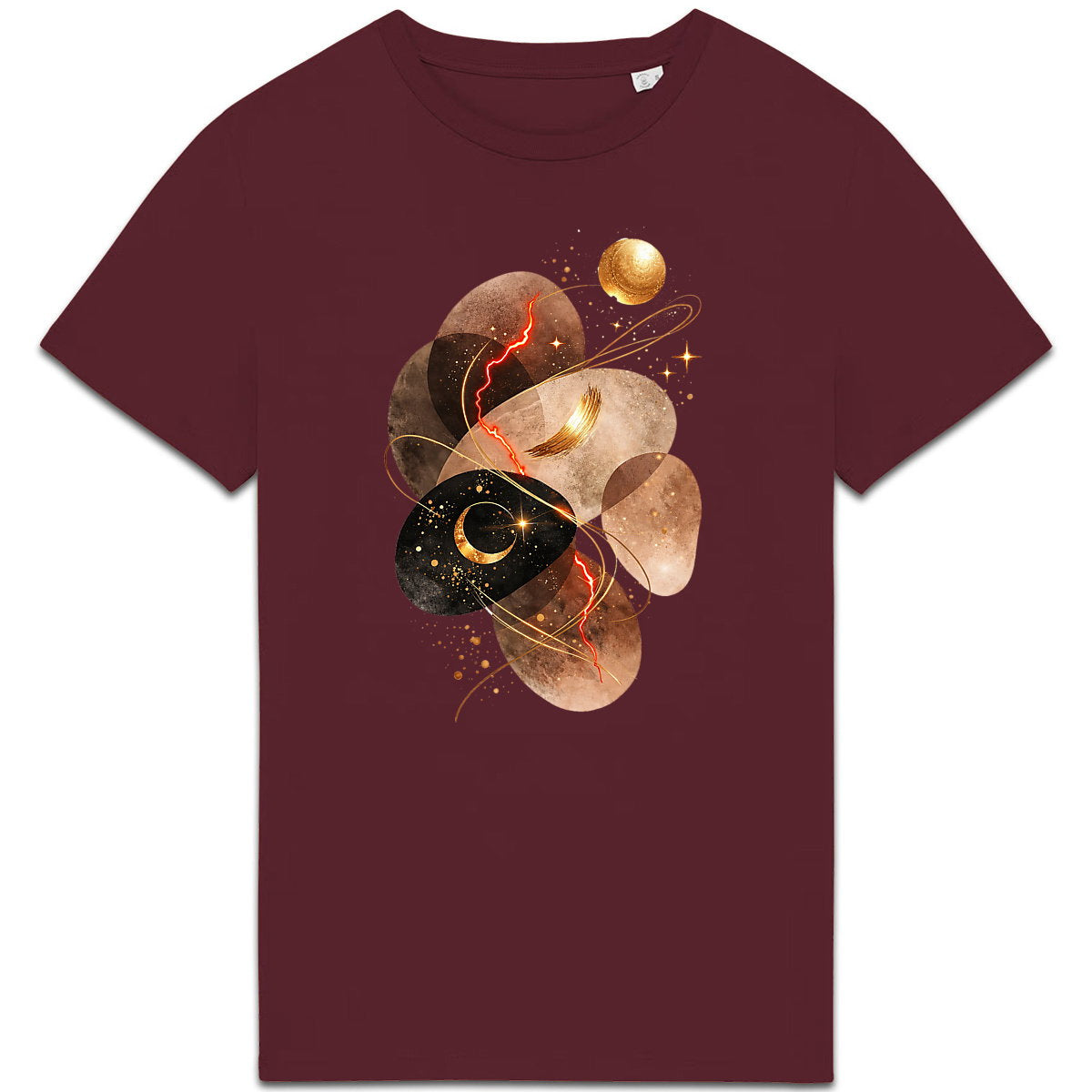 T-shirt Unisexe épais - Abstraction et Design Chic - face_4