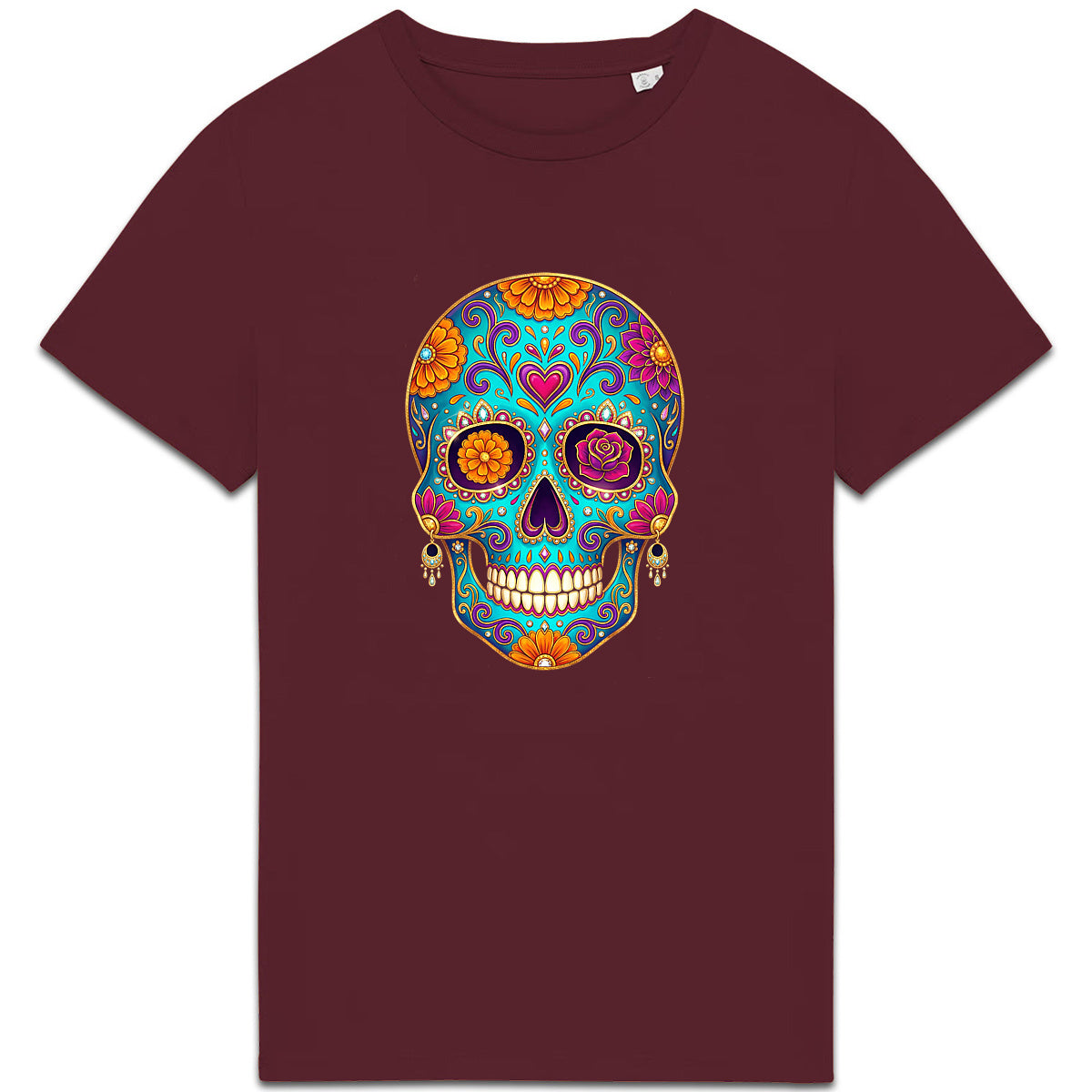 T-shirt Unisexe épais - Célébrons el Día de los Muertos - face_4