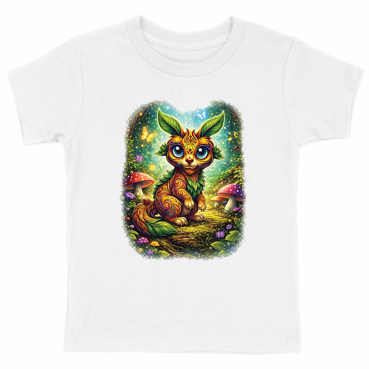 T-shirt Enfant Epais - Petit Moogwai pour un Style Unique - face_blanc