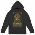 Sweat à capuche Unisexe Oversized - Édition Limitée Moogwai Attitude - face_noir