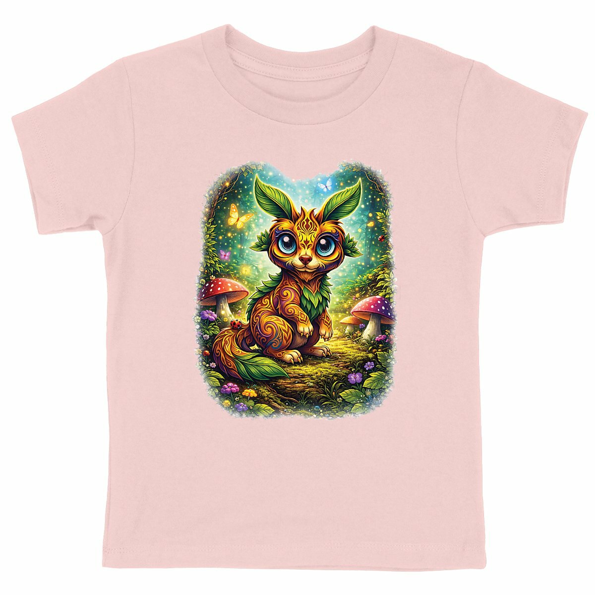 T-shirt Enfant Epais - Petit Moogwai pour un Style Unique - face_rose